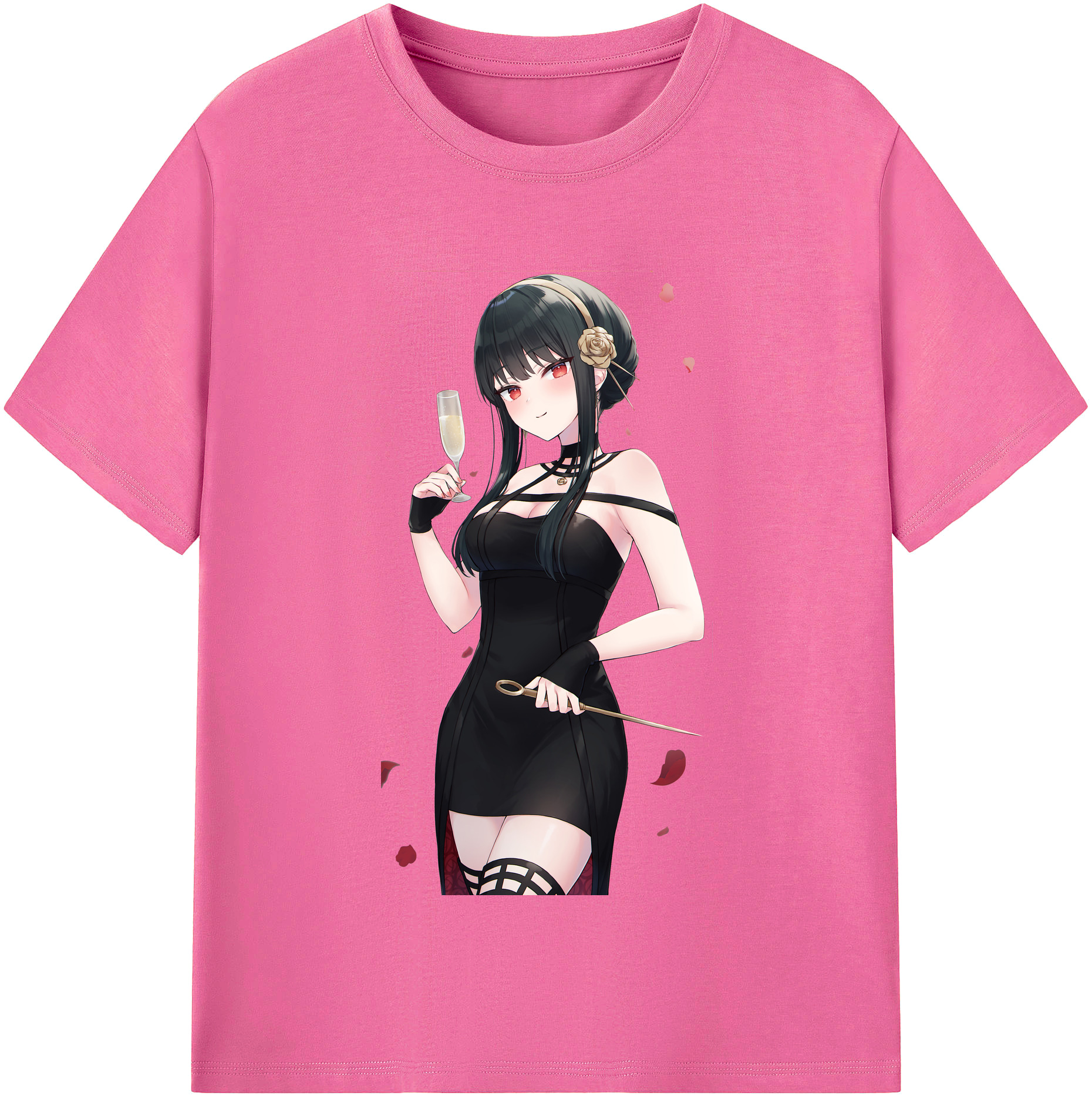 （画像用） SPY×FAMILY间谍家家酒 レディースカジュアルプリントTシャツ（綿100％）